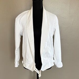 Changed Chic Retro White Women's Blazer
